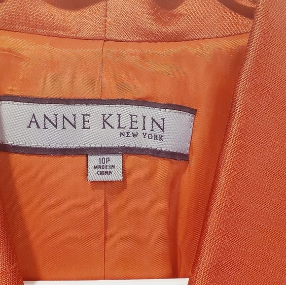 Anne Klein 100% silk blazer size 10 - Picture 4 of 12